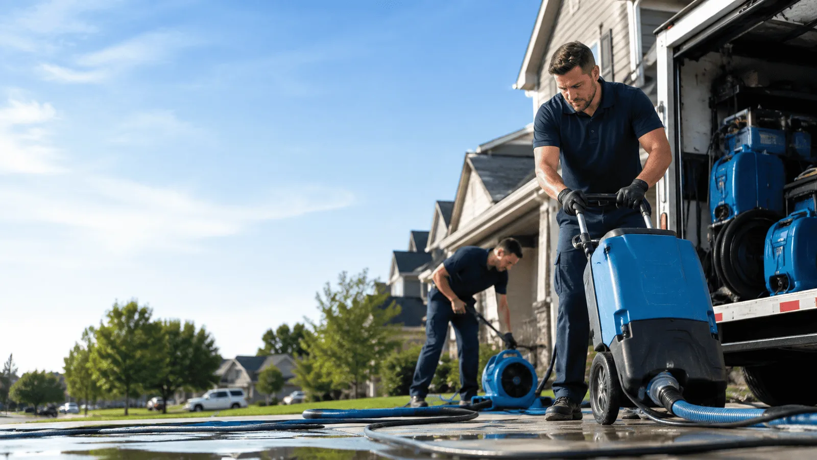 Dehumidification being performed in Incline Village, NV